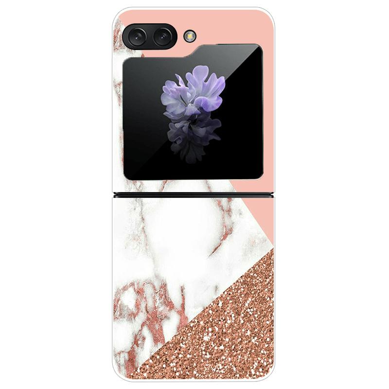 Clear Phone Case For Samsung Galaxy Z Flip7 Fashion Hard PC Silicone Cover For Galaxy Z Flip 7 5G ZFlip7 Transparent Protector