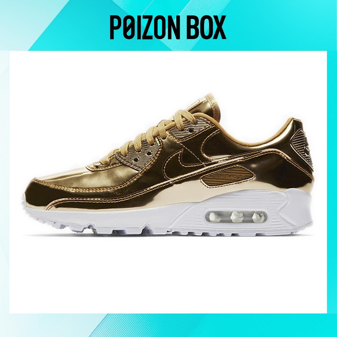 

кроссовки Nike Air Max 90 Metallic Gold (2020) (Women s) CQ6639-700
