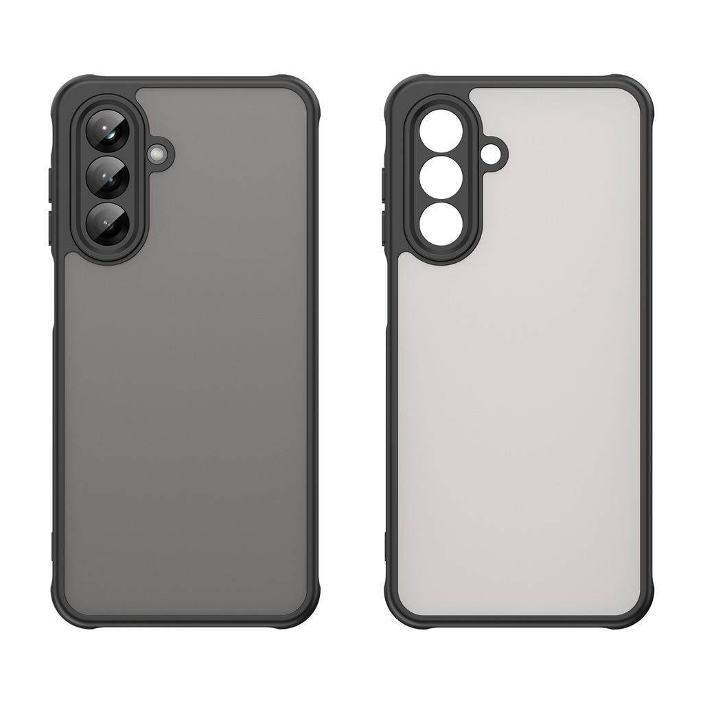 For Samsung Galaxy A26 5G Case with Screen Film WANLONFENG FD Series Skin Touch TPU PC Phone Back Cover