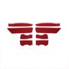 Red Car Door Storage Slot Carbon Fiber Sticker Trim For Toyota 4Runner 2010-20