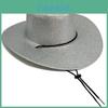 Punk Style Cowboy Hat With Breathable Design For Men And Women