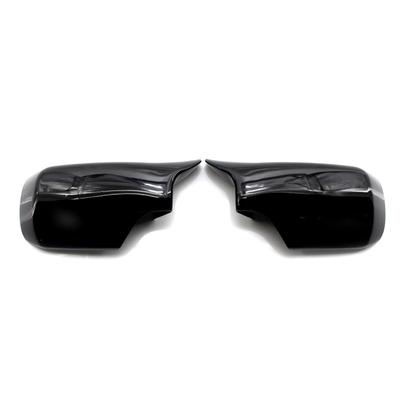 Side Door Mirror Cover Cap L&R Wing Door Rearview Mirror Covers Replacement for BMW E46 19982005