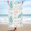Asciugamano da Spiaggia Fiori Stile Ins, Stampa Digitale Sottile Asciugatura Rapida Anti-Sabbia Microfibra Leggero per Nuoto Yoga Viaggio Palestra Regalo