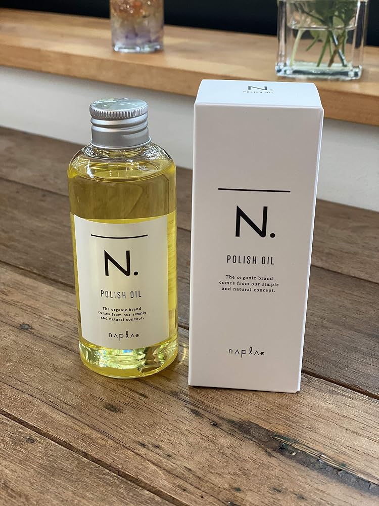 napla N. Polish Oil 150ml - Hair Styling Oil for Shine and Smoothness