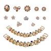 Shoe Charms DIY Diamond Pearl Chain Gemstone Decoration Buckle Shoe Charm Accessories Kids Party Girls Gift