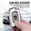 VSZA7 10Pcs Car Styling Key Remote Control Sticker Badge Decor Auto Accessories For Opel OPC Astra K Vivaro Corsa Zafira Insignia Sign