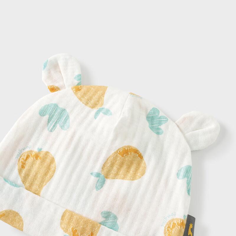 TONGTAI Newborn Summer Cotton Mesh Jacquard Hat 0-6 Months