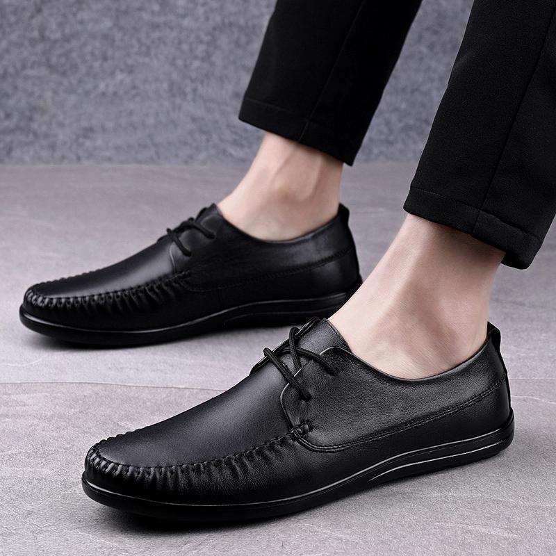 Moda Homens sapatos de amarrar Retro Sapatos de Couro Homens Tênis Casuais moda ao ar livre preto Sapatos Casuais Sapatos Plataforma Masculinos Sapatos Masculinos