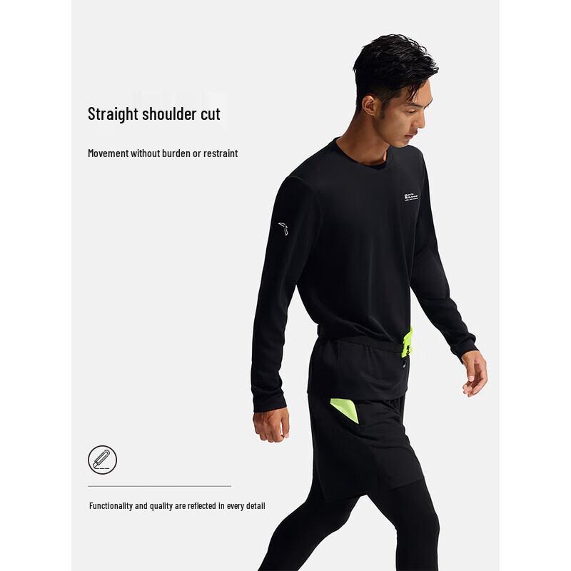 ANTA Men s Quick-Dry Long Sleeve Training T-Shirt 175/L