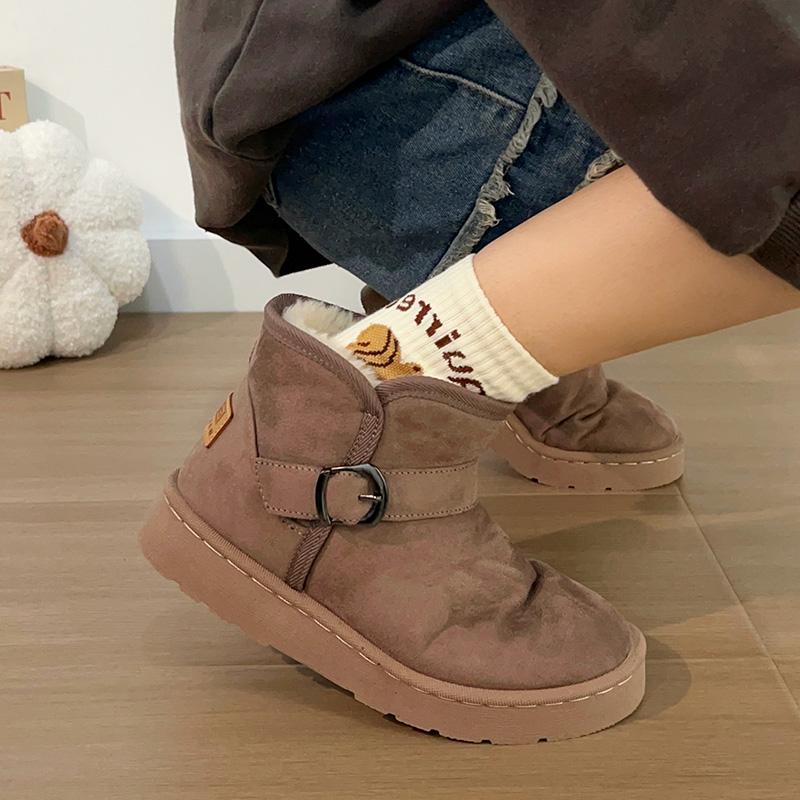 2025 Women s Warrior Snow Boots: Warm, Fleece-lined, Cold-proof, All-match Cotton Shoes for Winter 39