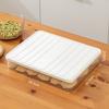 1Pc Kitchen Square Refrigerator Preservation Box Household Plastic Food Seal Frozen Dumpling Vegetable Box Food Storage Box