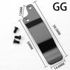 Stainless Steel Back Clip for DIY Folding Pocket Knife Tool DIY Accessories Back Clip Custom Folding Knife Back Clip Holder
