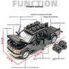 1/24 Scale Ford Raptor Pickup F-150 Alloy Car Model Simulation Off-Road Vehicle, Boy Gift, Sound and Light Children's Toy Ornaments