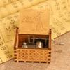 Light Luxury Wooden Hand Cranked Music Box Retro Handmade Music Box for Christmas Gifts/Father Day/Mother Day Gift/New Year Gift