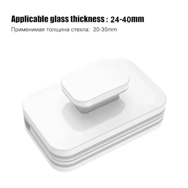 Glasflächenwischer Doppelseitiges Magnetisches Reinigungswerkzeug Schwamm Fensterputzer, Haushalt Magnetische Glasreinigungsbürste für Zuhause