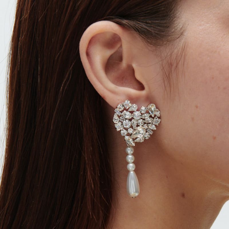 

MATIAS Heart bell Earring Silver