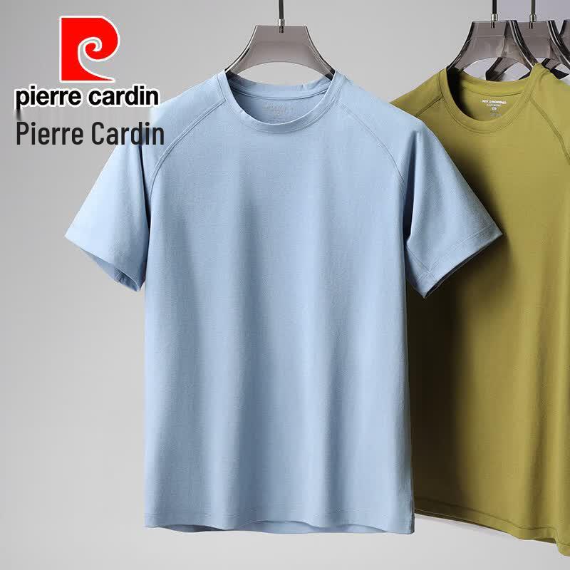 Pierre Cardin Men's Cool-Feel Quick-Dry Round Neck T-Shirt