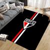 Sao Paulo FC2 Flannel Pattern Square Carpet,Area Rug,Carpet Rug for Living Room Bedroom Sofa Playroom Decor,Non-slip Floor Mat