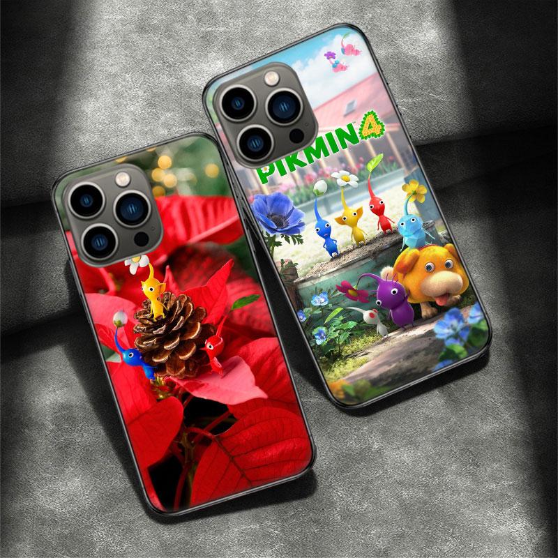 Game Pikmin 4 Phone Case For Apple Iphone 16E 16 Pro Max 15 Plus Soft 13 12 Mini Cover 11 14 Pro Max Capa 8 7 SE Shell Coque Sil