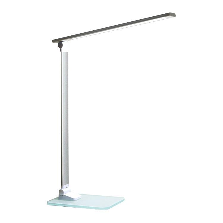 

Children s LED Desk Lamp with Touch Dimming & USB, Eye-Friendly for Reading Silver