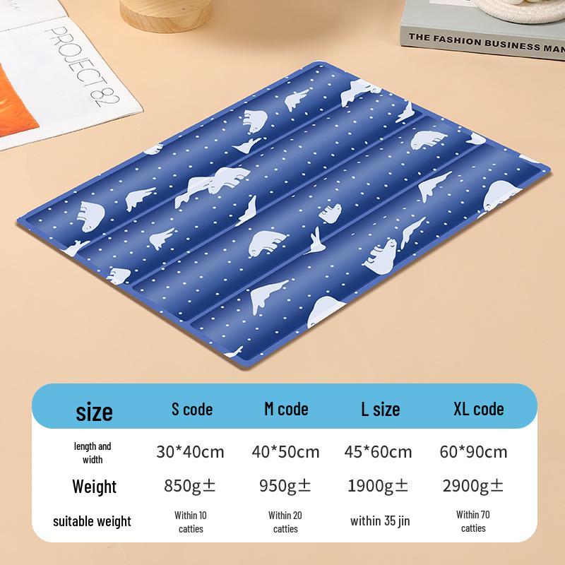 Waterproof Gel Cooling Pad for Pets - Summer Sleep Mat for Dogs & Cats
