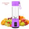 Mini Portable Blender Milkshake Cup With USB Rechargeable 6 Blades Mini Fruit Juice Mixer Shake Take Juice Cup