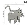 Funny Cat Butt Bread Clip 3D Printed Bag Clip Bag Holder Novelty Kitchen Gadget For Cat Lovers Food Storage Home Decor 1/2/3Pcs