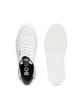 Signature Detail Leather Cupsole Sneakers for Size White [BOSS] Men, 45,