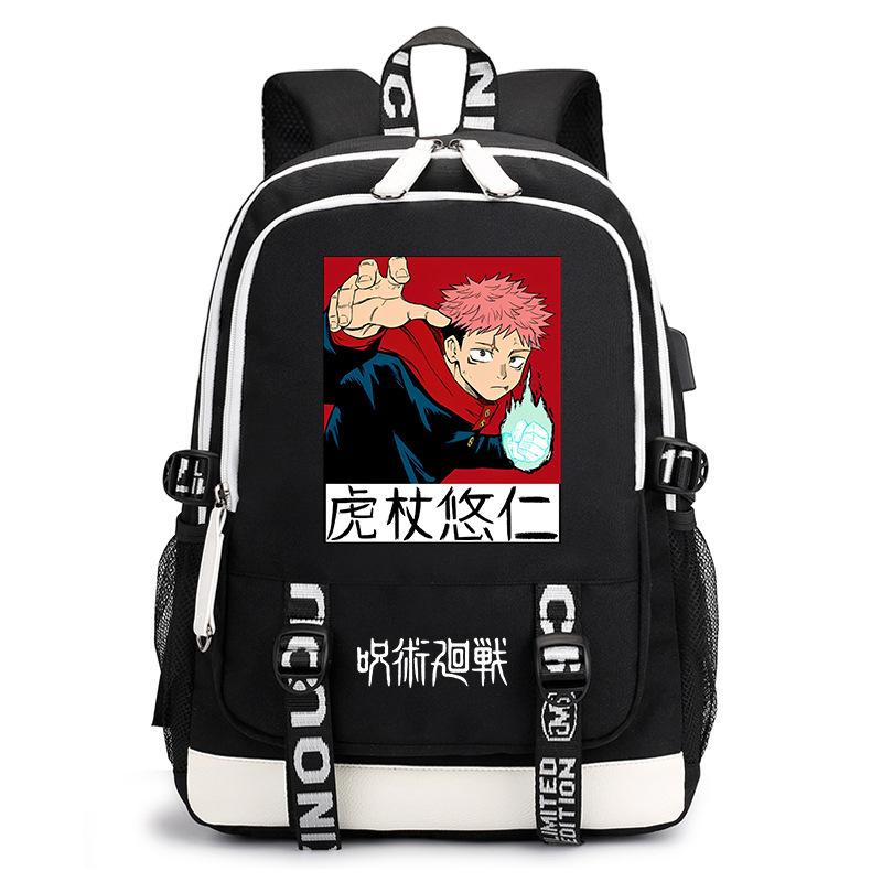 Day Mantra Return To War Anime School Bag Fashion Backpack Elementary School Students Large Capacity Backpack Burden Reduction Storage Bag