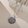 Collana Pentagramma di Salomone LIKGREAT per Uomo Donna Simbolo Magico Occulto Amuleto per Wicca Pagana Gioielli Spirituali Regalo Vendita all'Ingrosso