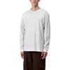 Carhartt WIP FW24 Solid Color Logo Embroidered Casual Long Sleeve T-Shirt Men Tops Gray I026392-00J-XX