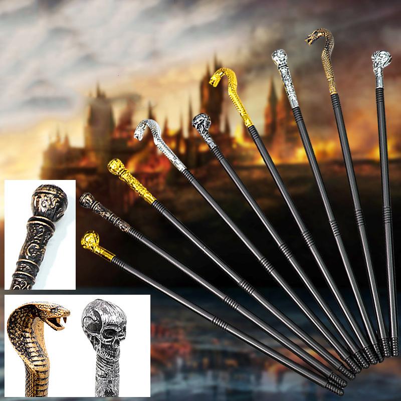 Snake Head Scepter Toy Skull Head Pharaoh King'S Magical Wands Cosplay Props