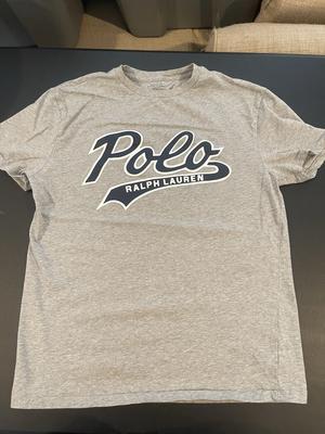 Polo Ralph Lauren Tričko s logem Script Pánské Malé Šedé Klasický střih