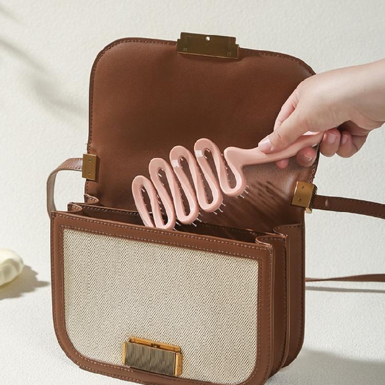 Textured Hair Volumizers Comb Hollow Out Teeth Reduce Friction ABS Plastic For Fine & Thin Hair Types