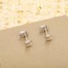 Musla Designer Vintage Earrings for Women Luxury Jewelry Fashion Diamonds Eardrop Pure 925 Sliver Lady Party Stud Earrings