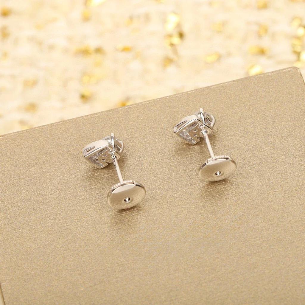Musla Designer Vintage Earrings for Women Luxury Jewelry Fashion Diamonds Eardrop Pure 925 Sliver Lady Party Stud Earrings