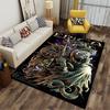 Skull Warrior and Wolf Design Suitable As a Non-slip Mat for the Living Room or Bedroom Sofa