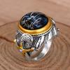 1 szt. Pierścionek niszowy w stylu retro, biżuteria w stylu etnicznym z ciężkiego przemysłu, popularna biżuteria w stylu bohemy