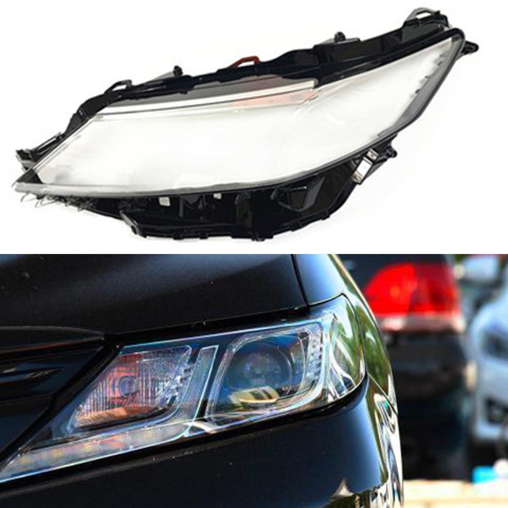 

Auto Headlamp Case For Toyota Camry 2018~2023 Car Transparent Front Headlight Cover Glass Lamp Shell Lens Caps Light Lampshade Low Left