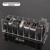 Acrylic Desktop Belt Organizer Featuring 357 Compartments to Store For Belts Ties and Bow Ties Efficiently in Any Closet Space