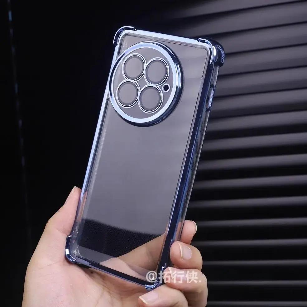 Case For OnePlus 13 13R 12 12R 11 Ace 5 3 Pro Luxury Electroplating Transparent Four Corners Shockproof Back Cover For OnePlus13