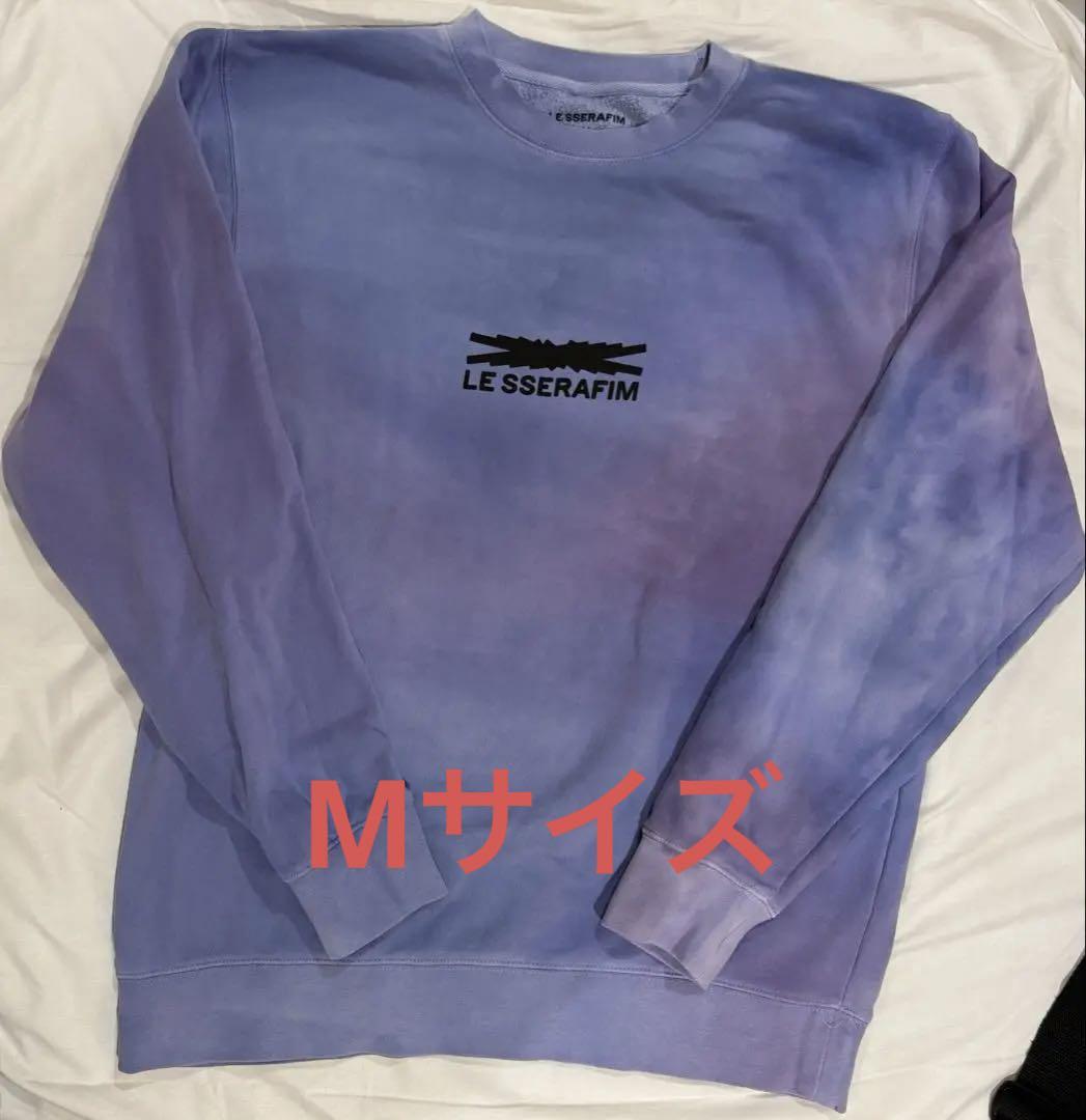 

[USED] US Limited LE SSERAFIM TIE DYE CREWNECK M size