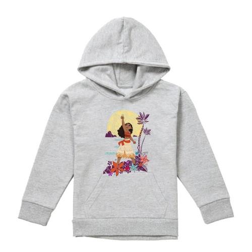 Moana Dětská/Dětská mikina s kapucí Heart Sunset Heather