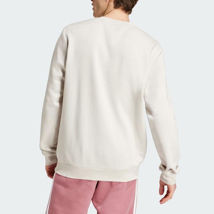 Adidas Feelcozy Essentials Fleece Sweatshirt Men Sweatshirt Aluminum IY9082