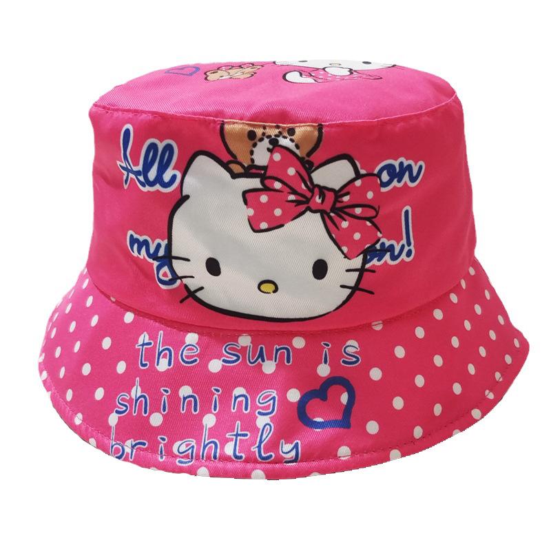 Adorable Anime Children's Fisherman Hats Bucket Hat for Women Men Lightweight Outdoor Travel Fishing Hat