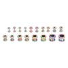 18pcs Stainless Steel Ear Tunnels 14G To 00G Stretching Kit Double Flared Piercing Jewelry Ear Gauges Plugs