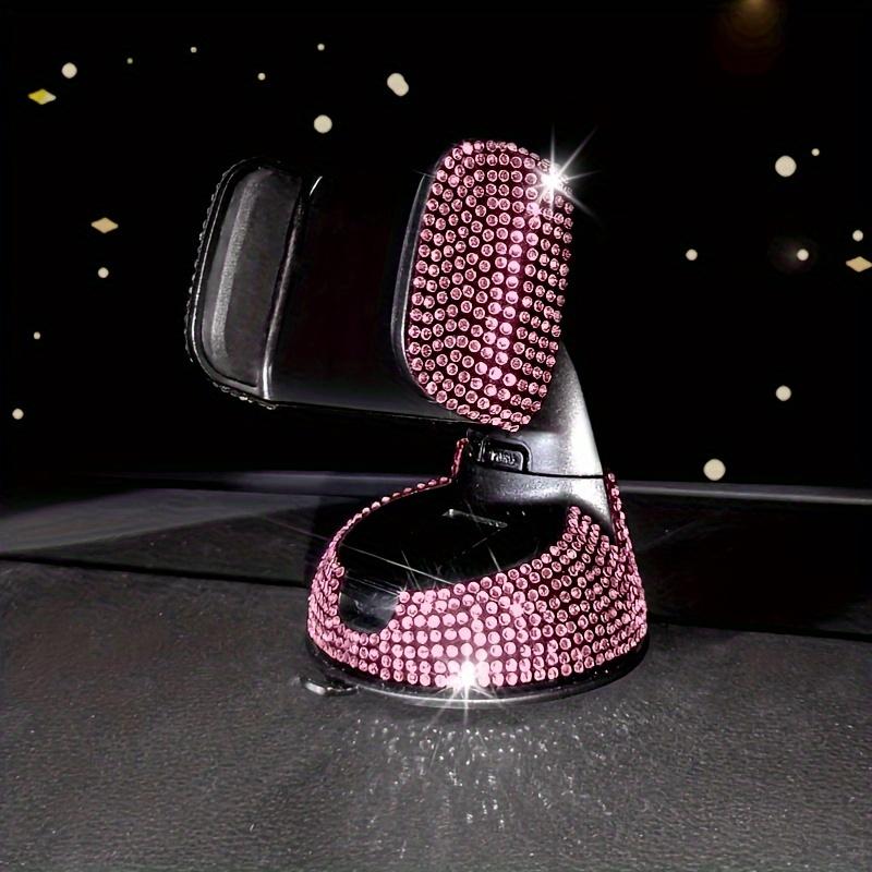 Luxury Rhinestone Car Phone Holder Multi-Functional, Rotating Suction Cup Mount with Sparkling Crystals for Dashboard Phone Holder for Car