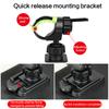 Waterproof Bicycle Phone Bag Case Touch Screen Bike Handlebar Phone Holder Motorcycle Rearview Mirror Phone Stands Rotate Fold