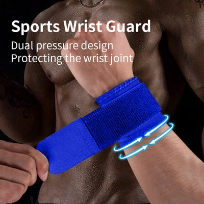 2Pcs Protective Wrist Support Wristband Sports Training Exercises Hand Band Strap Wraps Bandage Wristbands Brace Carpal Tunnel