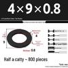 Blackened Enlarged Thickened Metal Washer - M3-M42
